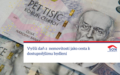 Vyšší daň z nemovitostí jako cesta k dostupnějšímu bydlení